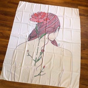 Lady Flower spine Tapestry